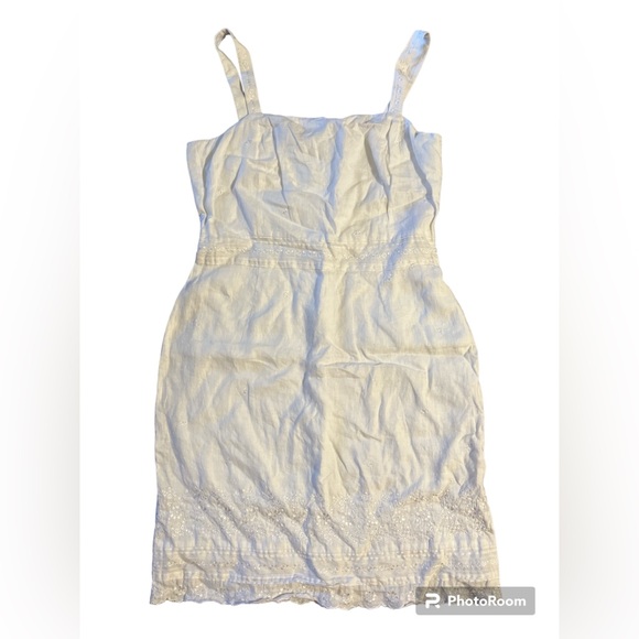 Ann Taylor Linen Dress Size 12 - Picture 3 of 10